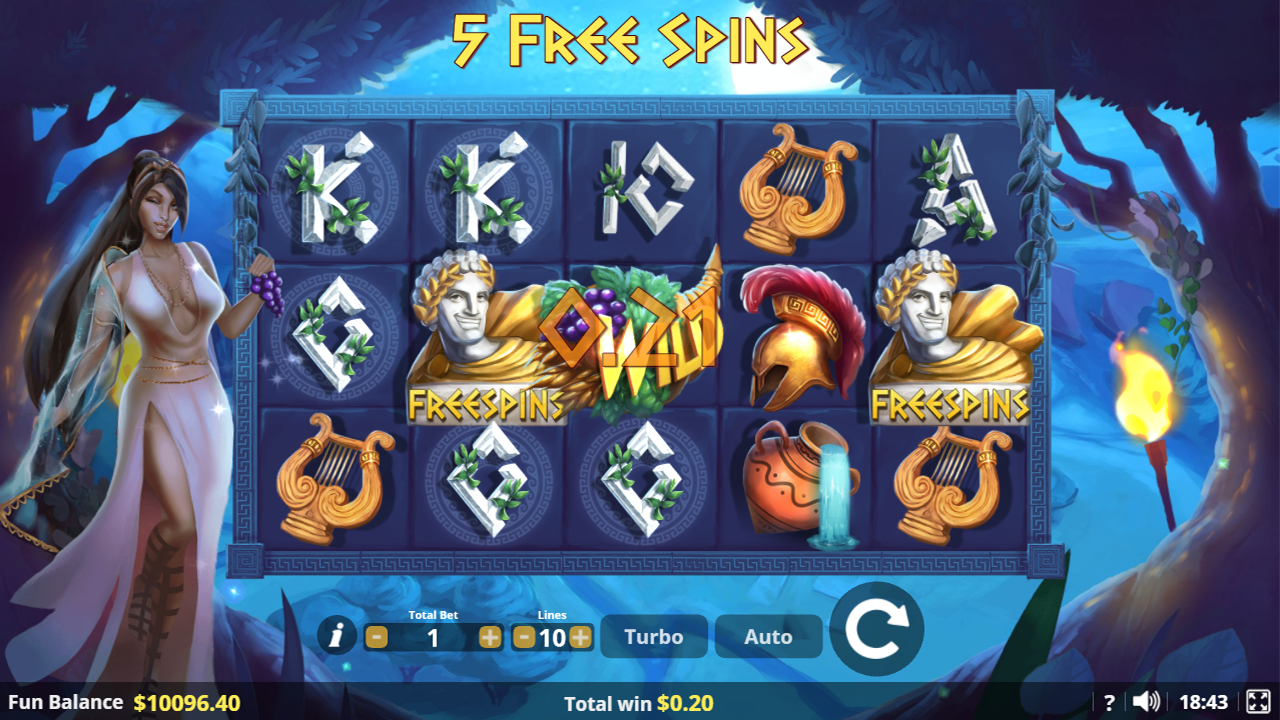 Valley of the Muses Free Spins