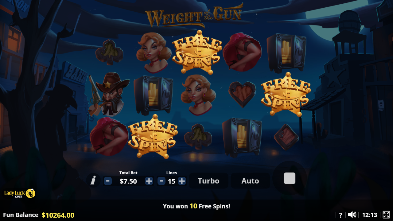 Weight of the Gun Free Spins