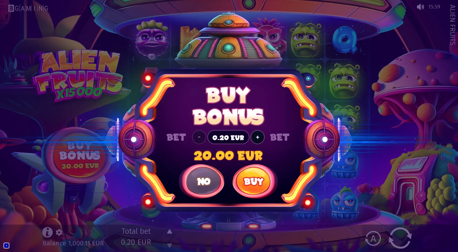 Alien Fruits Bonus-buy