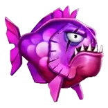 Blazing Piranhas™ symbol Purple Piranha