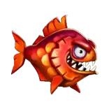 Blazing Piranhas™ symbol Red Piranha