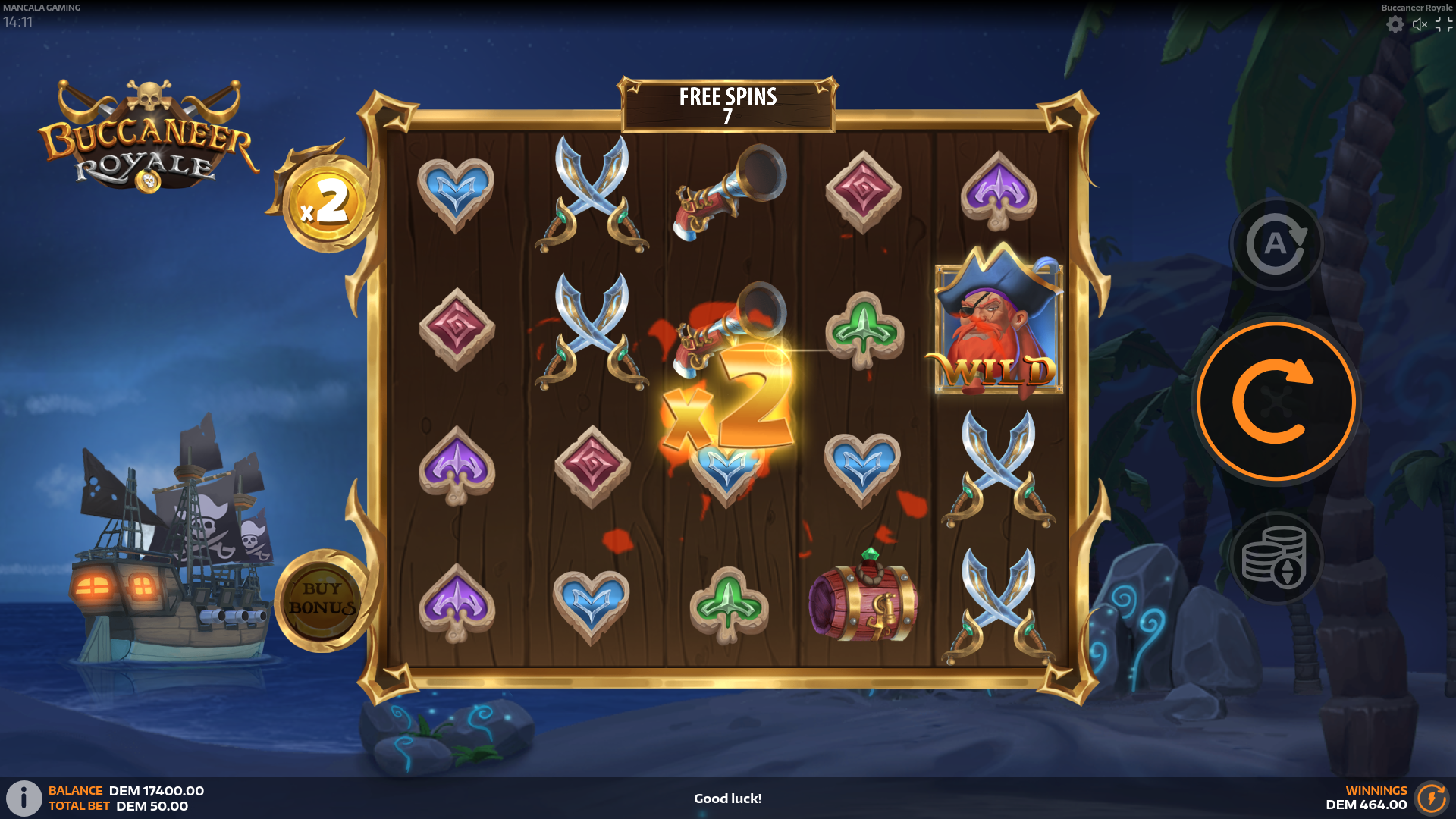 Buccaneer Royale Multipliers