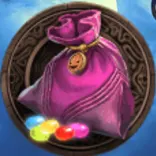 Candy Witch symbol Pink Bag of Candy