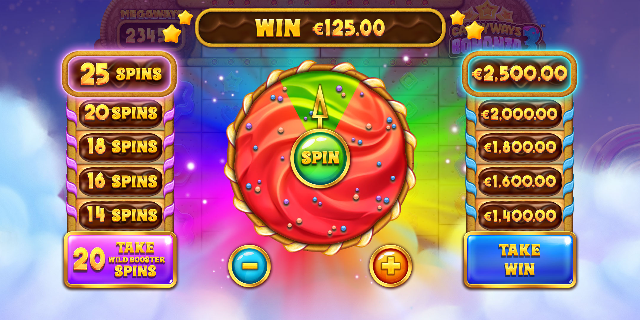 Candyways Bonanza 3™ Megaways™ Spin to Win