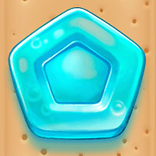 Candyways Bonanza 3™ Megaways™ symbol Aquamarine pentagon-shaped candy