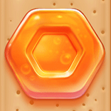 Candyways Bonanza 3™ Megaways™ symbol Orange hexagon-shaped candy