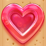 Candyways Bonanza 3™ Megaways™ symbol Red heart-shaped candy
