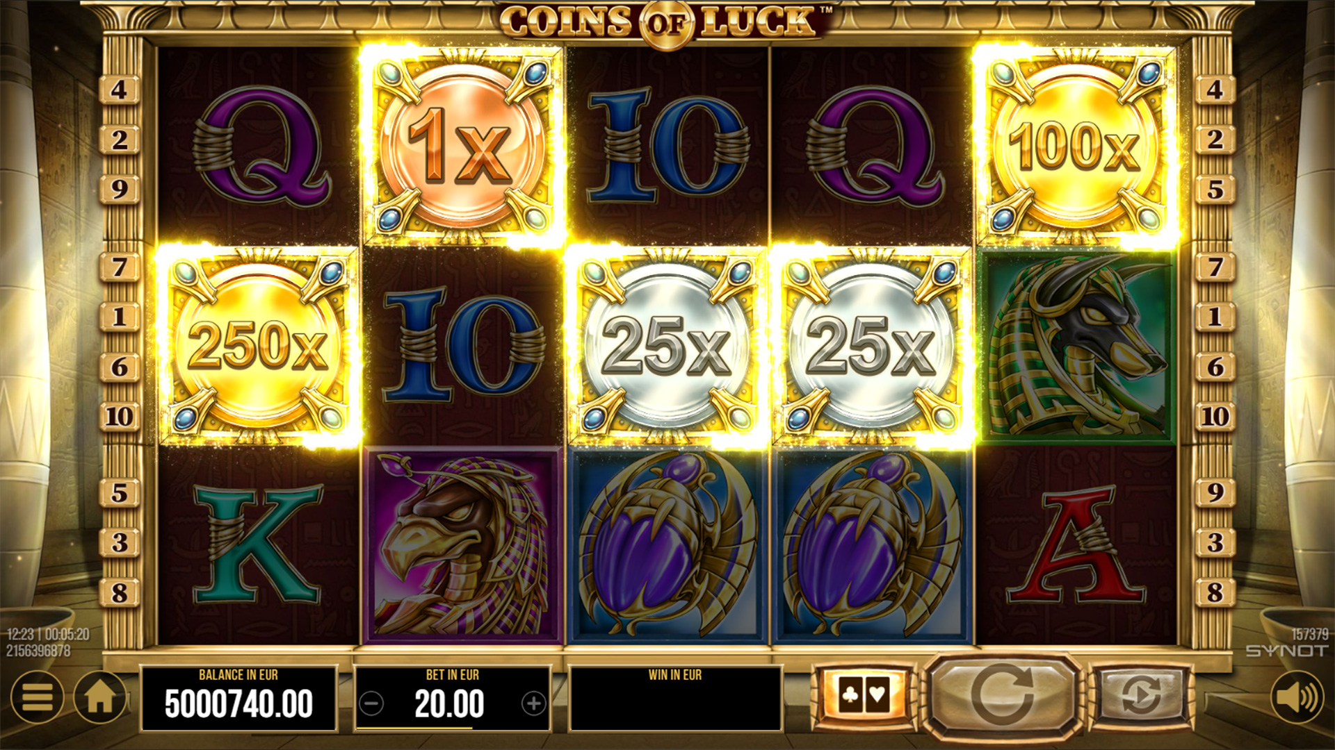 Coins of Luck Slot Multiplying Icon