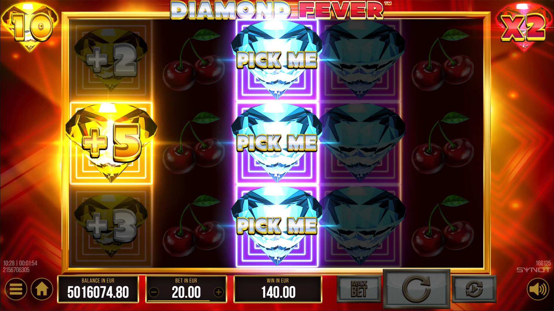 Diamond Fever Free Spins