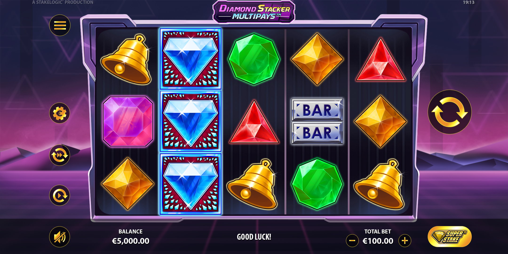 Diamond Stacker Multipays™ Super Stake