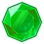 Diamond Stacker Multipays™ symbol Green gemstone