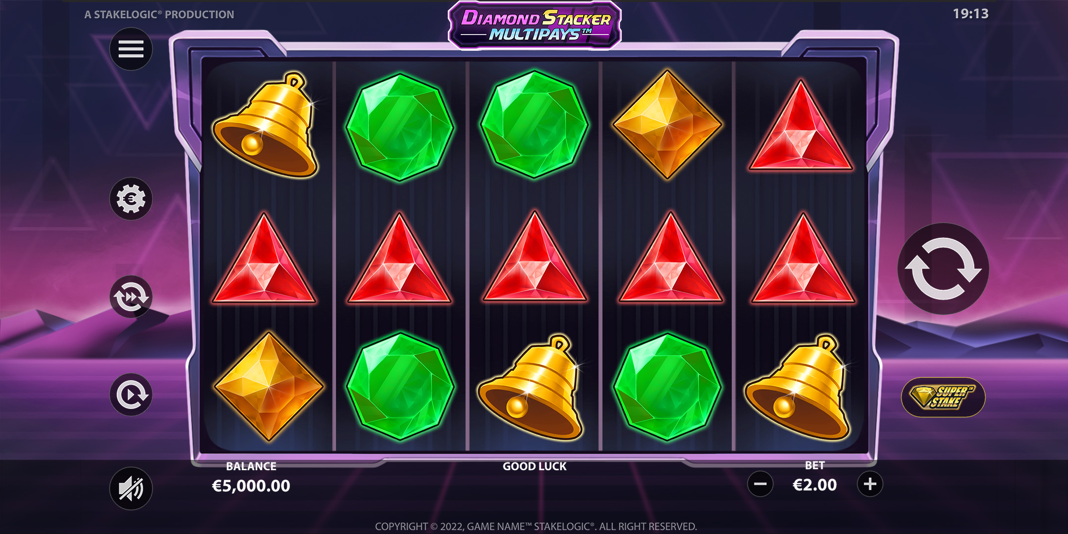 Diamond Stacker Multipays™ Theme