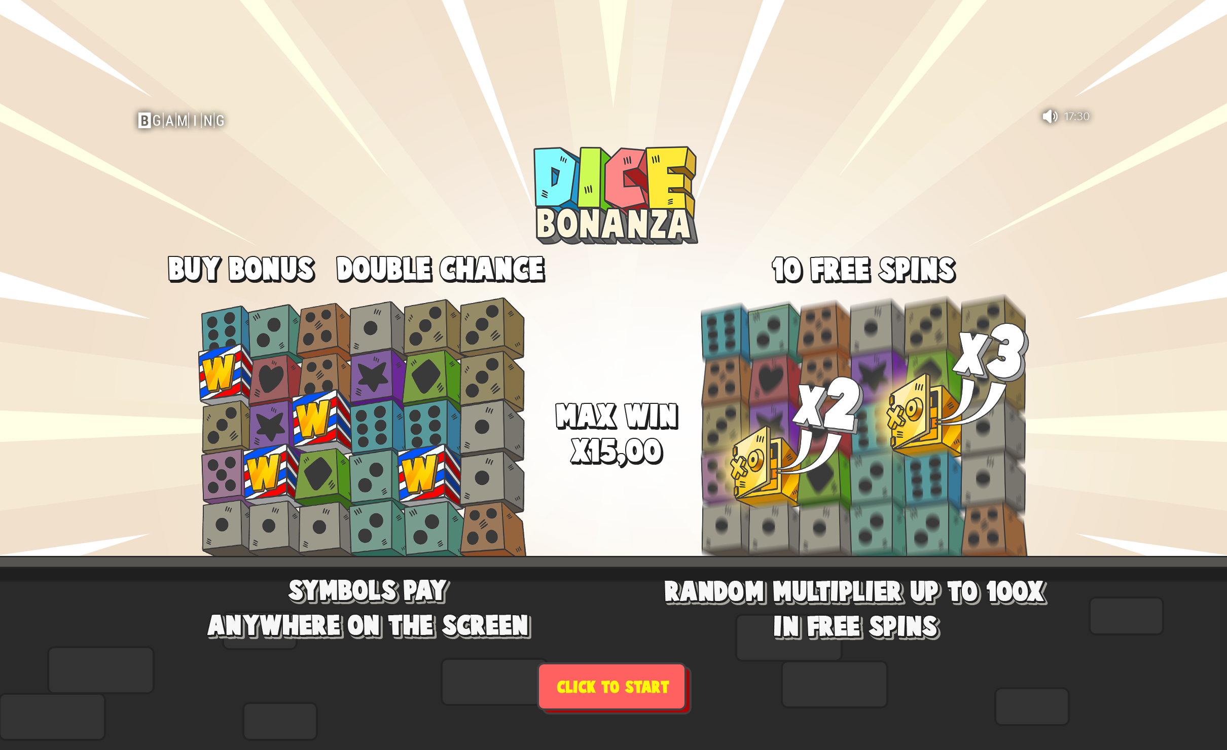 Dice Bonanza Chance 2x