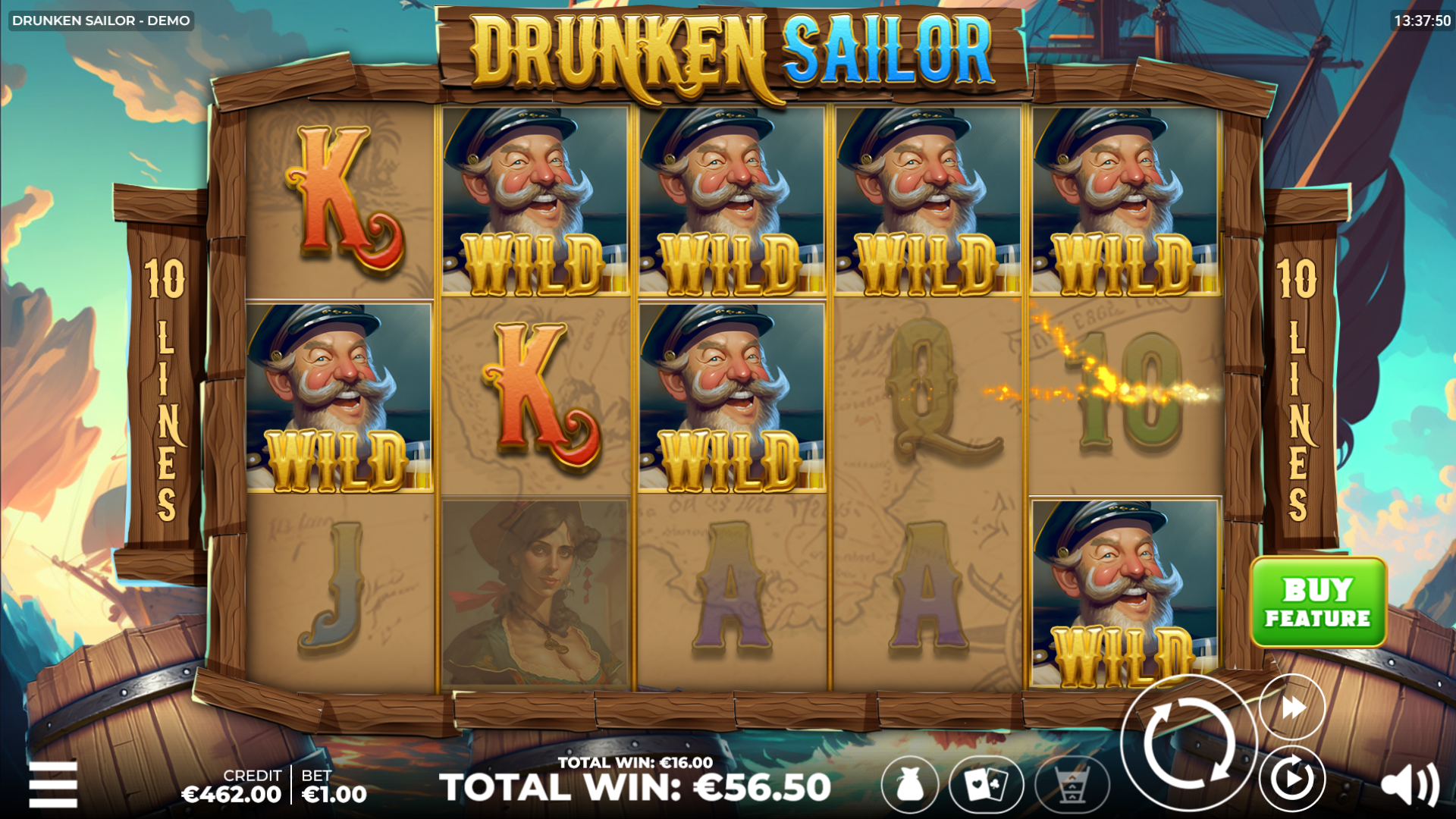 Drunken Sailor Wild