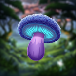 Fairy Fantasy Exotic Wilds symbol Purple mushroom