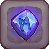 Gemhalla symbol Blue stone