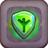 Gemhalla symbol Green stone