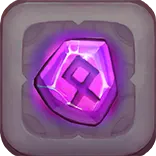 Gemhalla symbol Purple stone