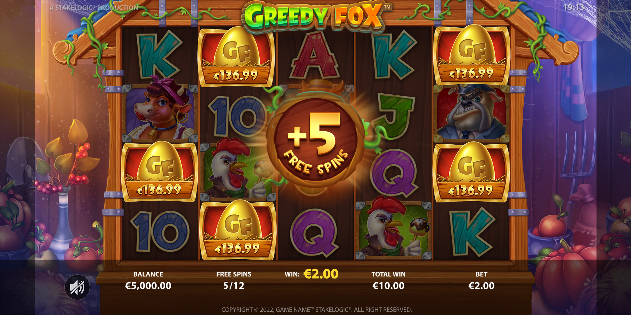 Greedy Fox Free Spins