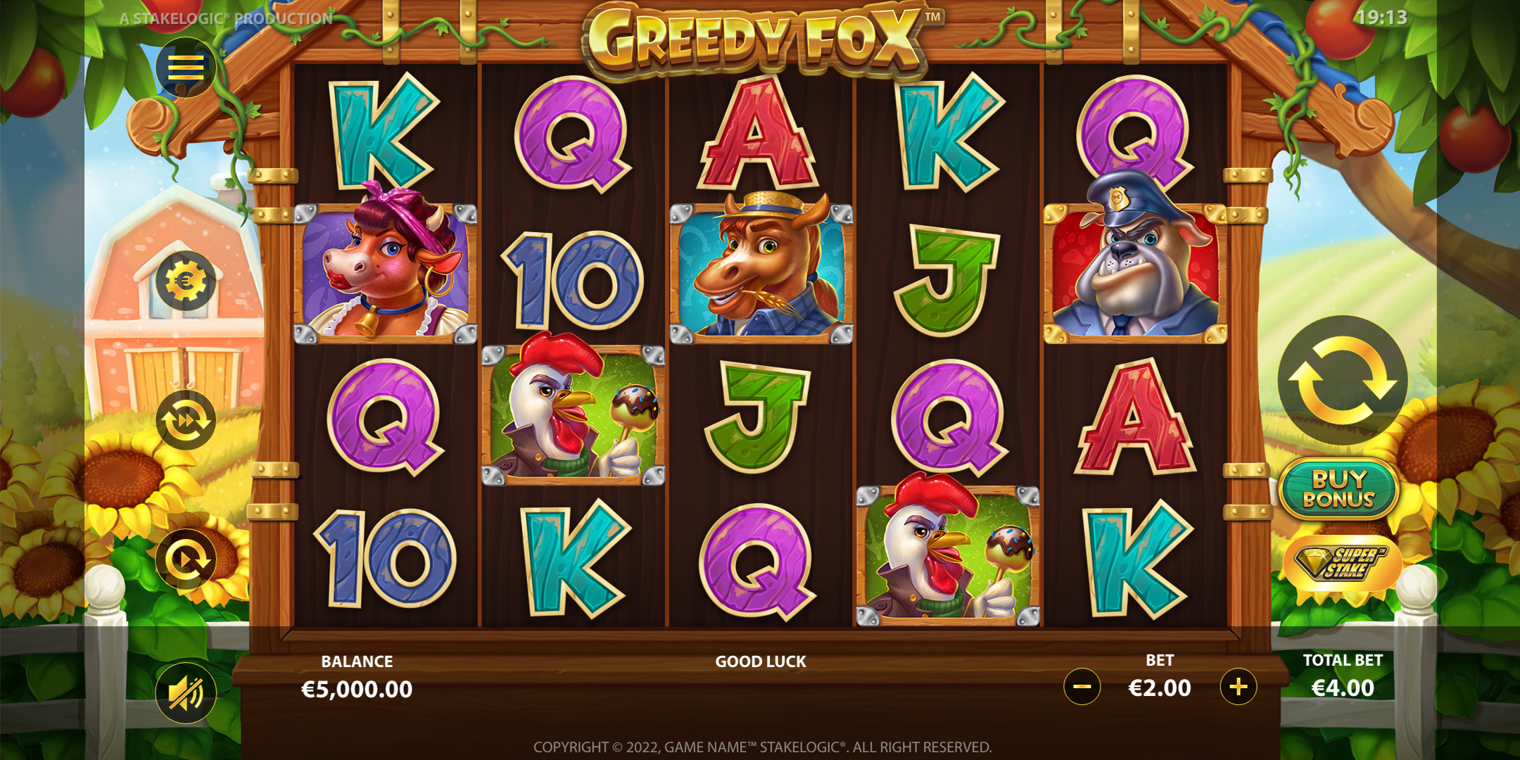 Greedy Fox Super Stake Feature