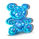 Gummy Bears symbol Blue Gummy Bear