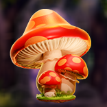 Holla die Waldfee symbol Mushroom