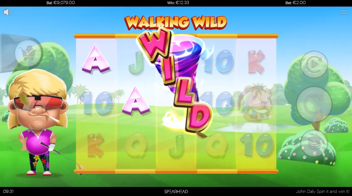 John Daly Spin it and Win it Walking Wild
