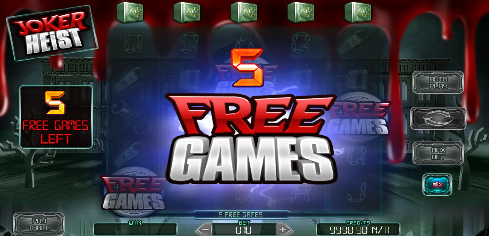 Joker Heist Free Spins