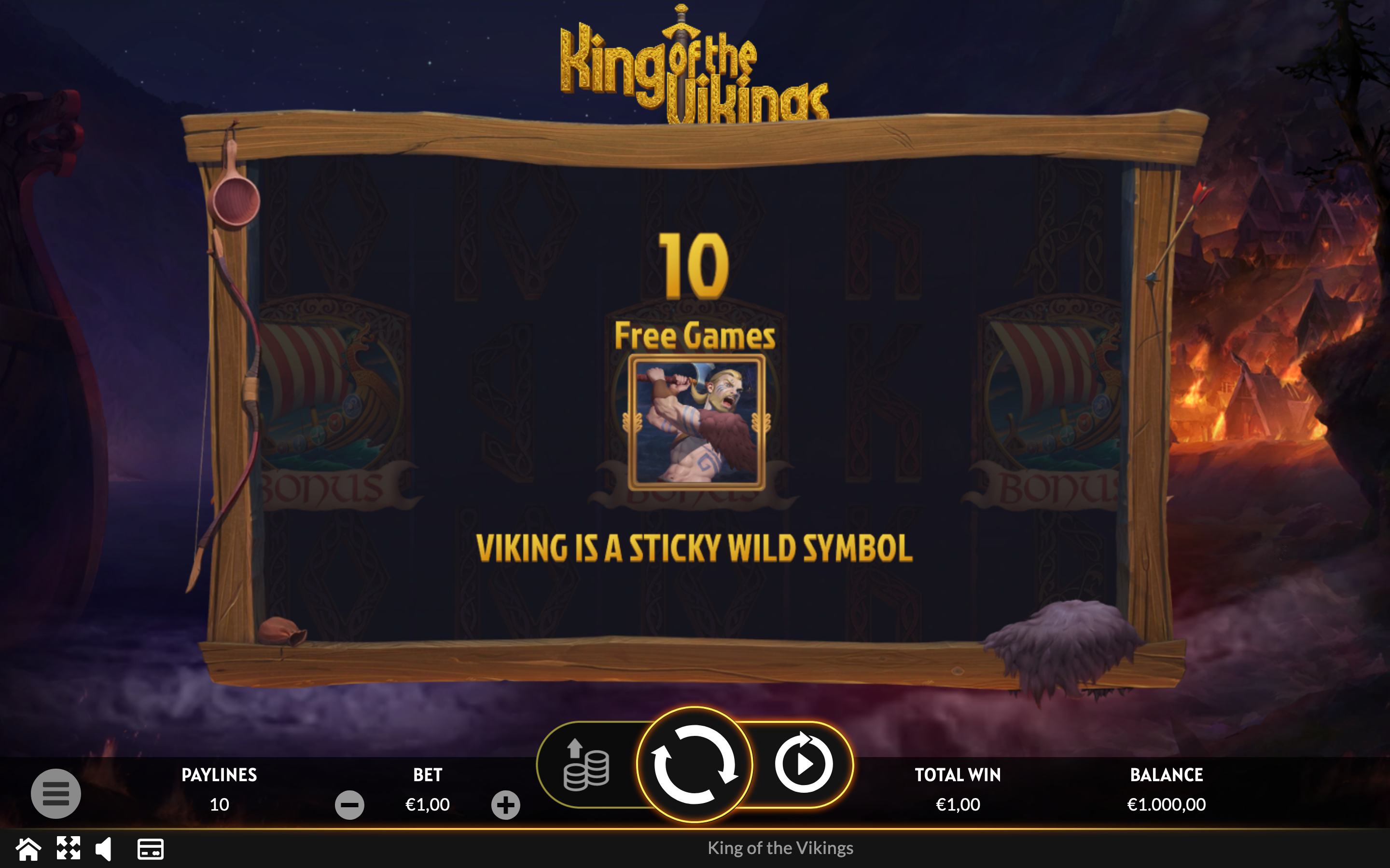 King of the Vikings Free Spins
