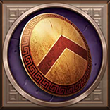 Mythological Mayhem Supreme Streaks symbol Shield