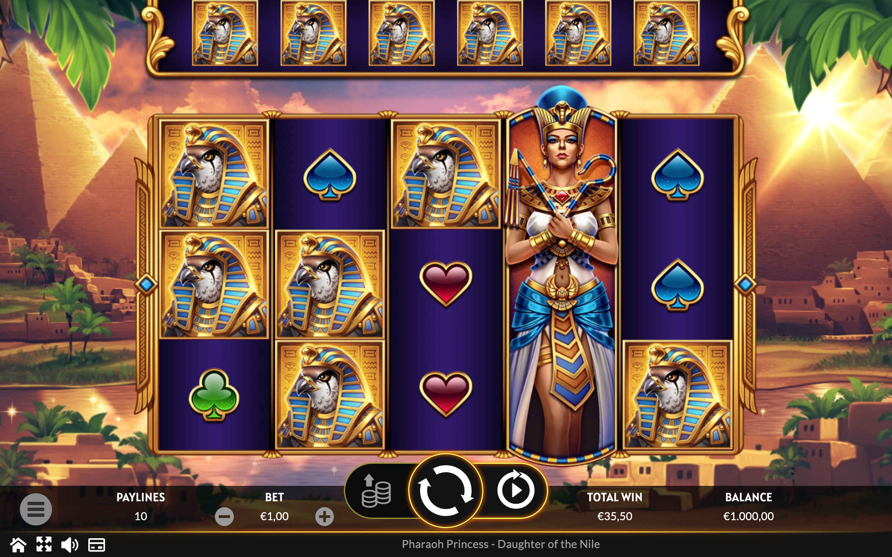 Pharaoh Princess - Daughter of the Nile Upgrade Feature