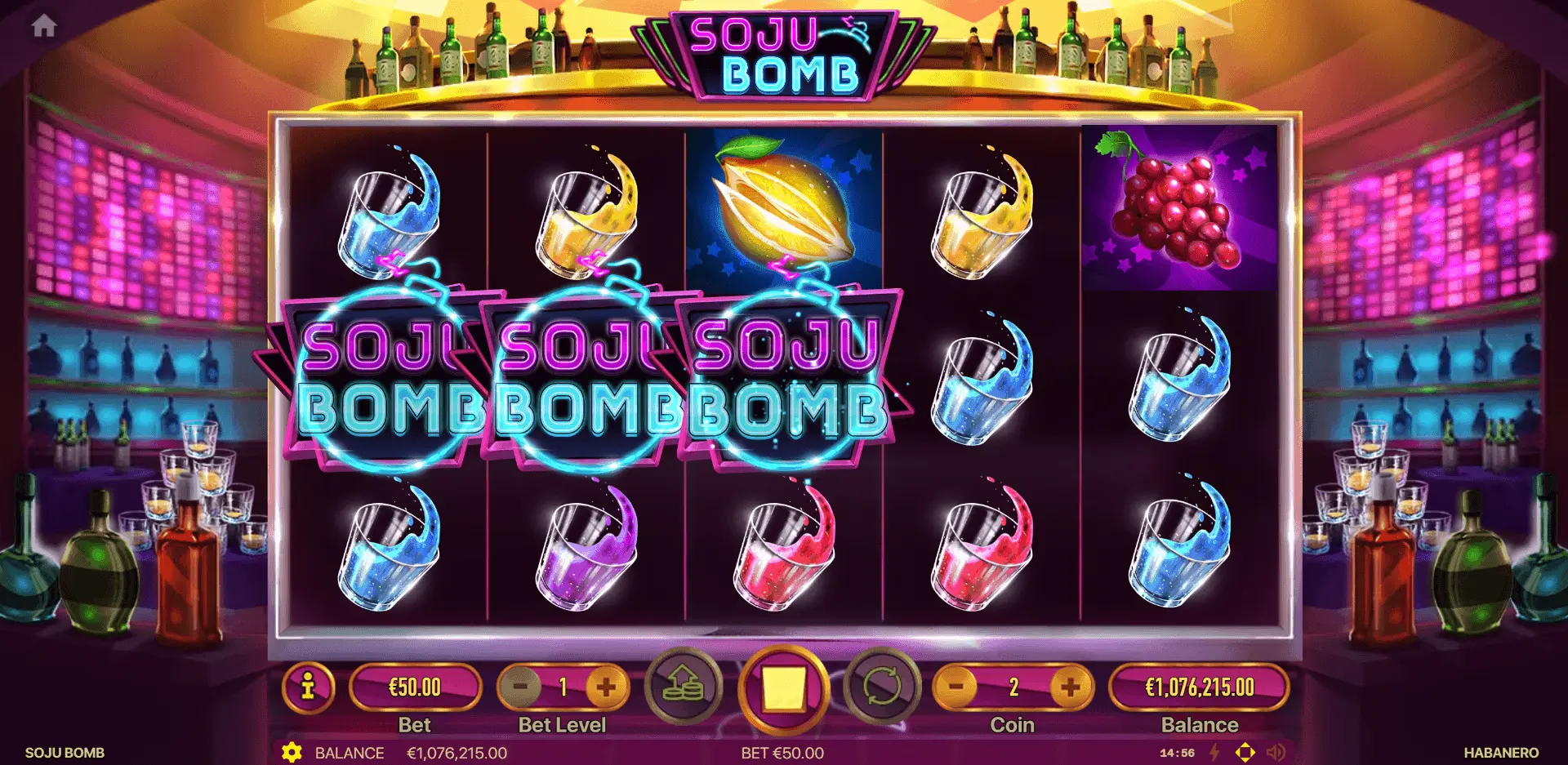 Soju Bomb Free Spins