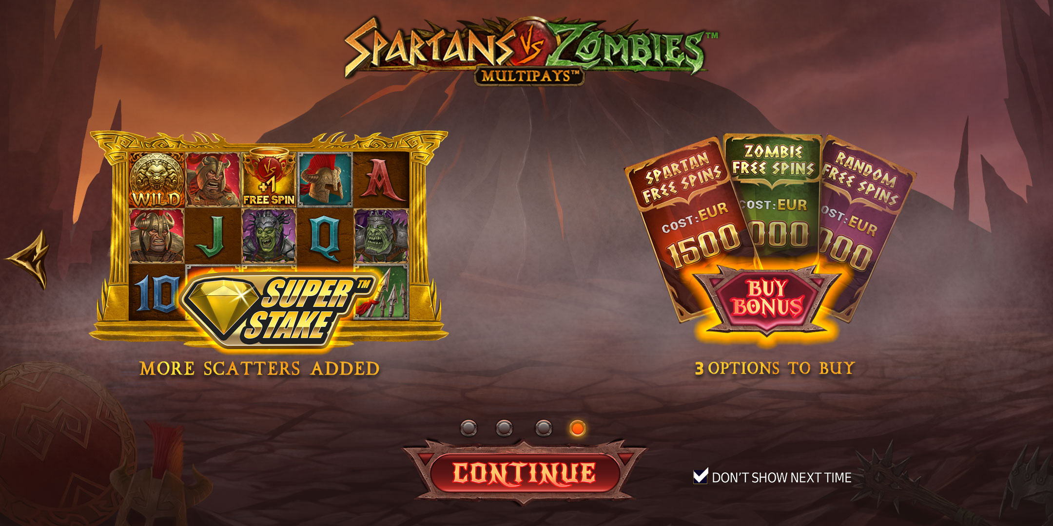 Spartans vs Zombies Multipays™ Buy Bonus