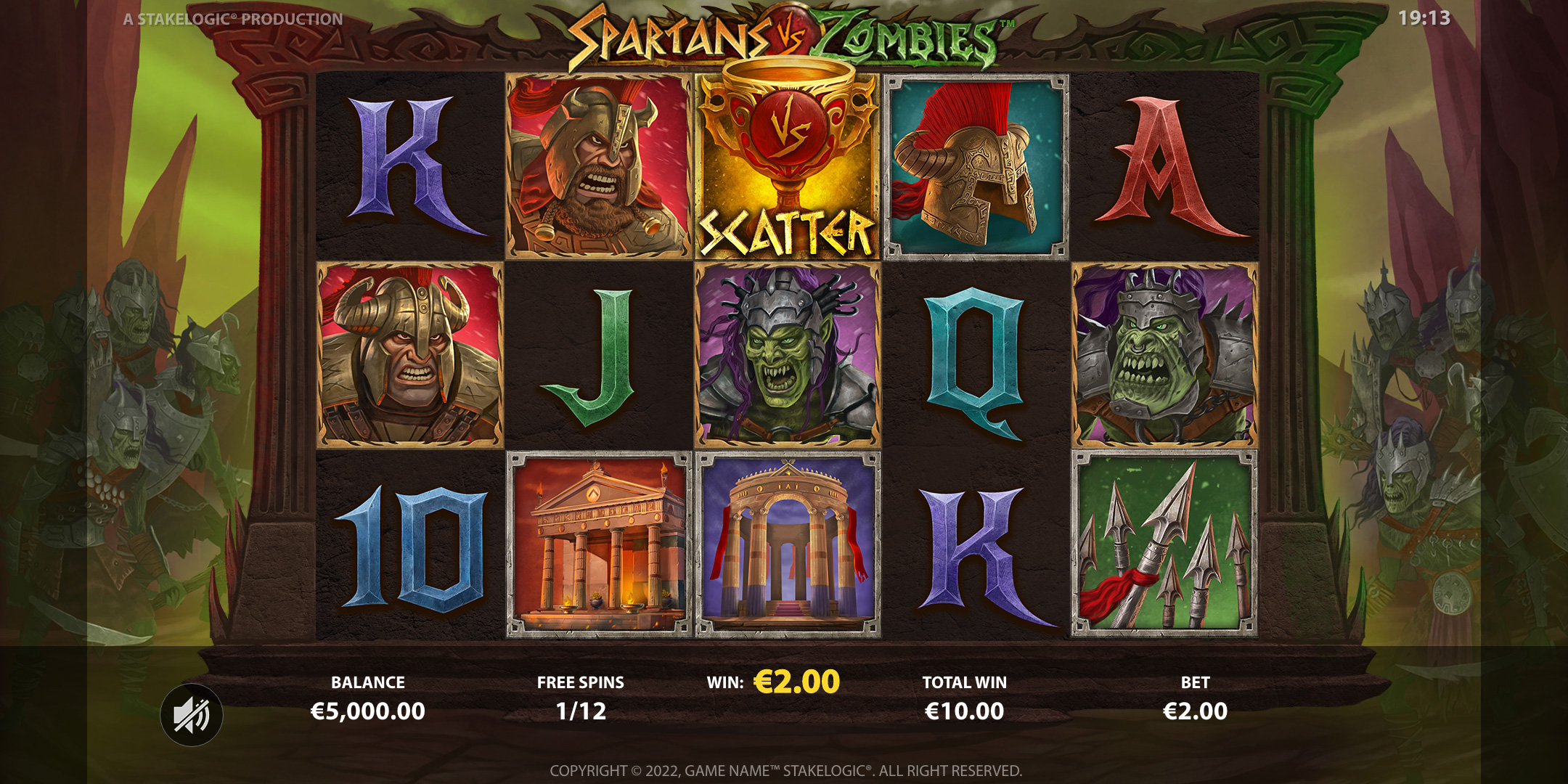 Spartans vs Zombies Multipays™ Free Spins