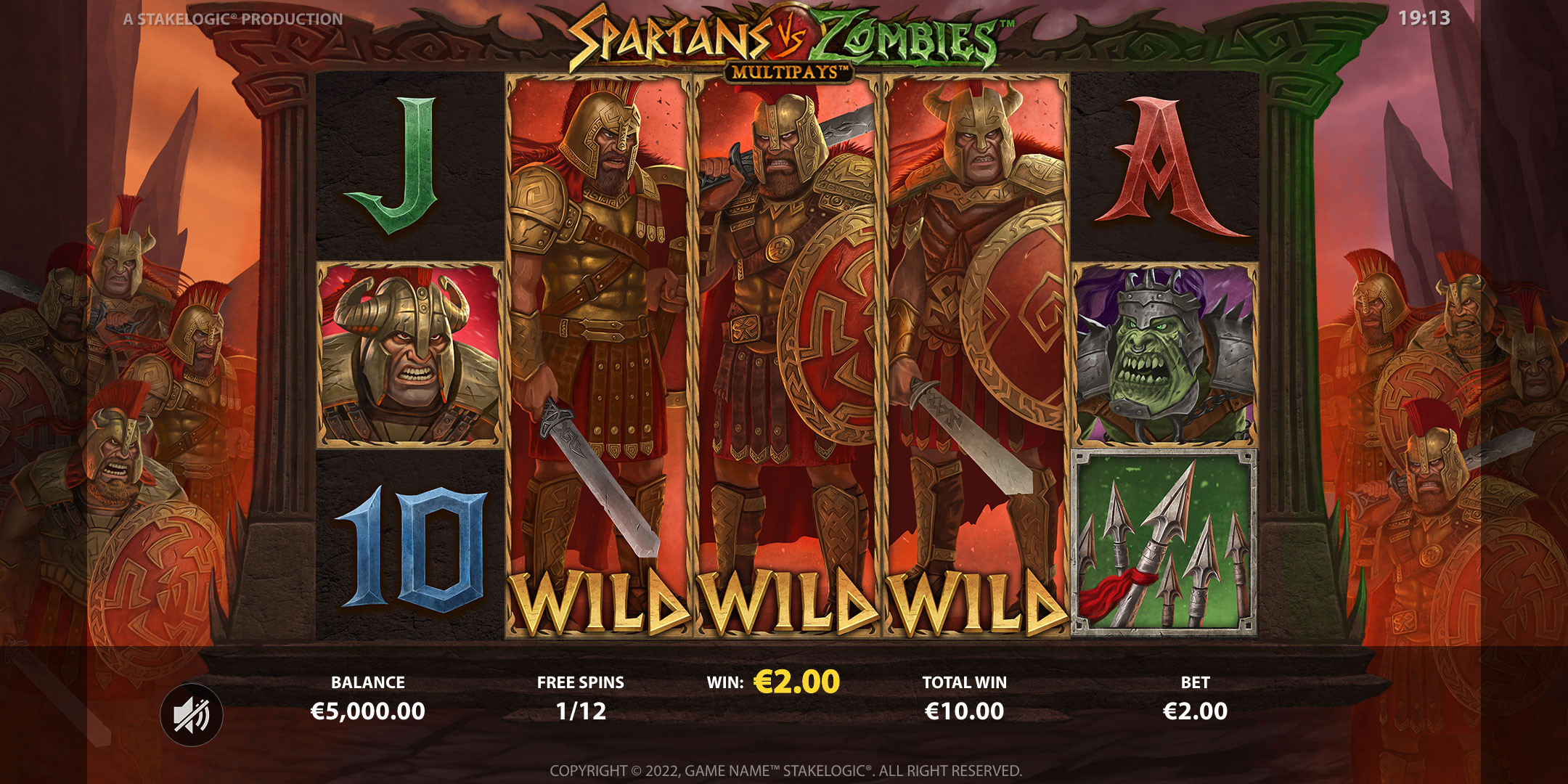 Spartans vs Zombies Multipays™ Wild