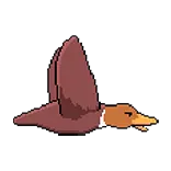 The Last Quack symbol Brown Duck