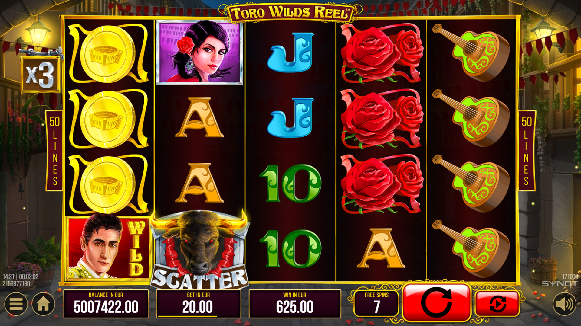 Toro Wilds Reel Multipliers