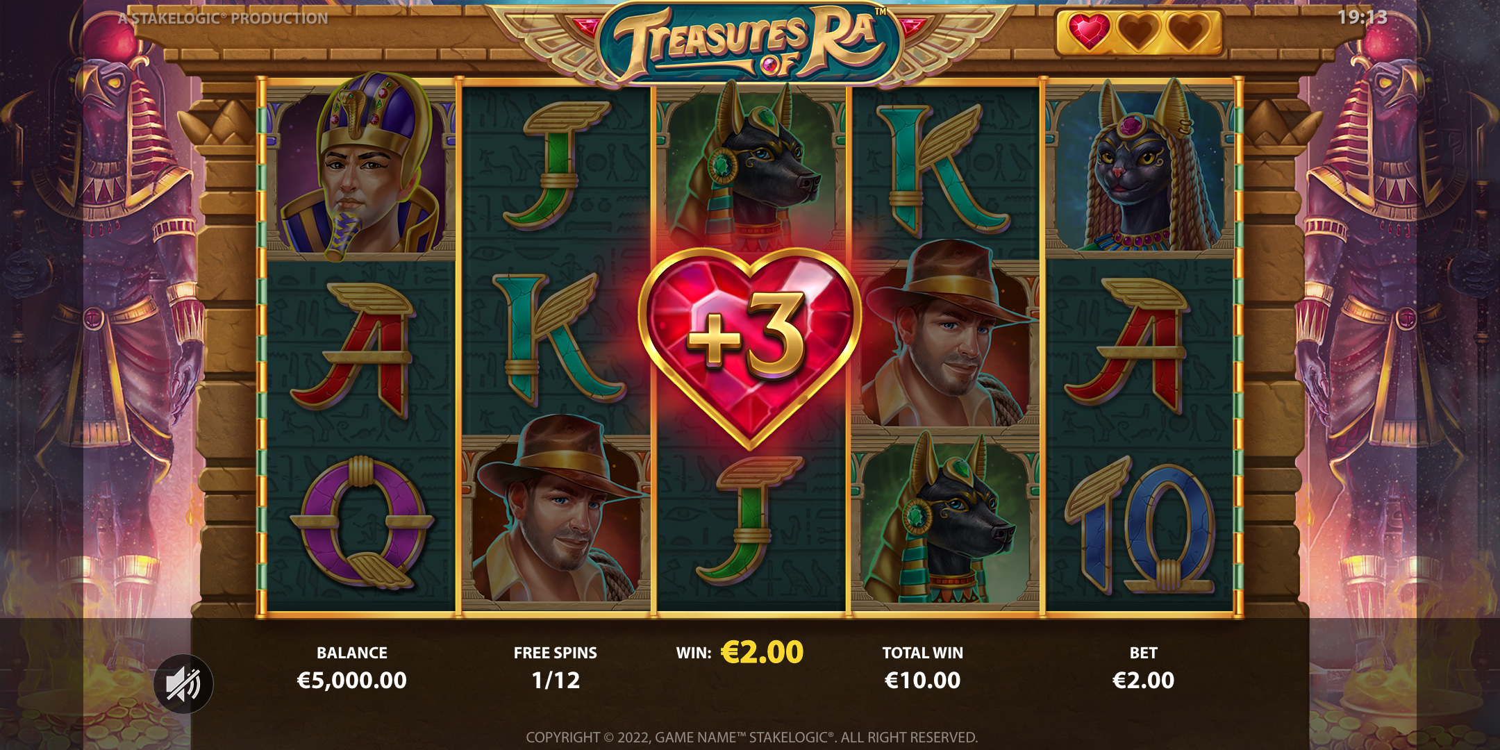 Treasures of Ra Free Spins