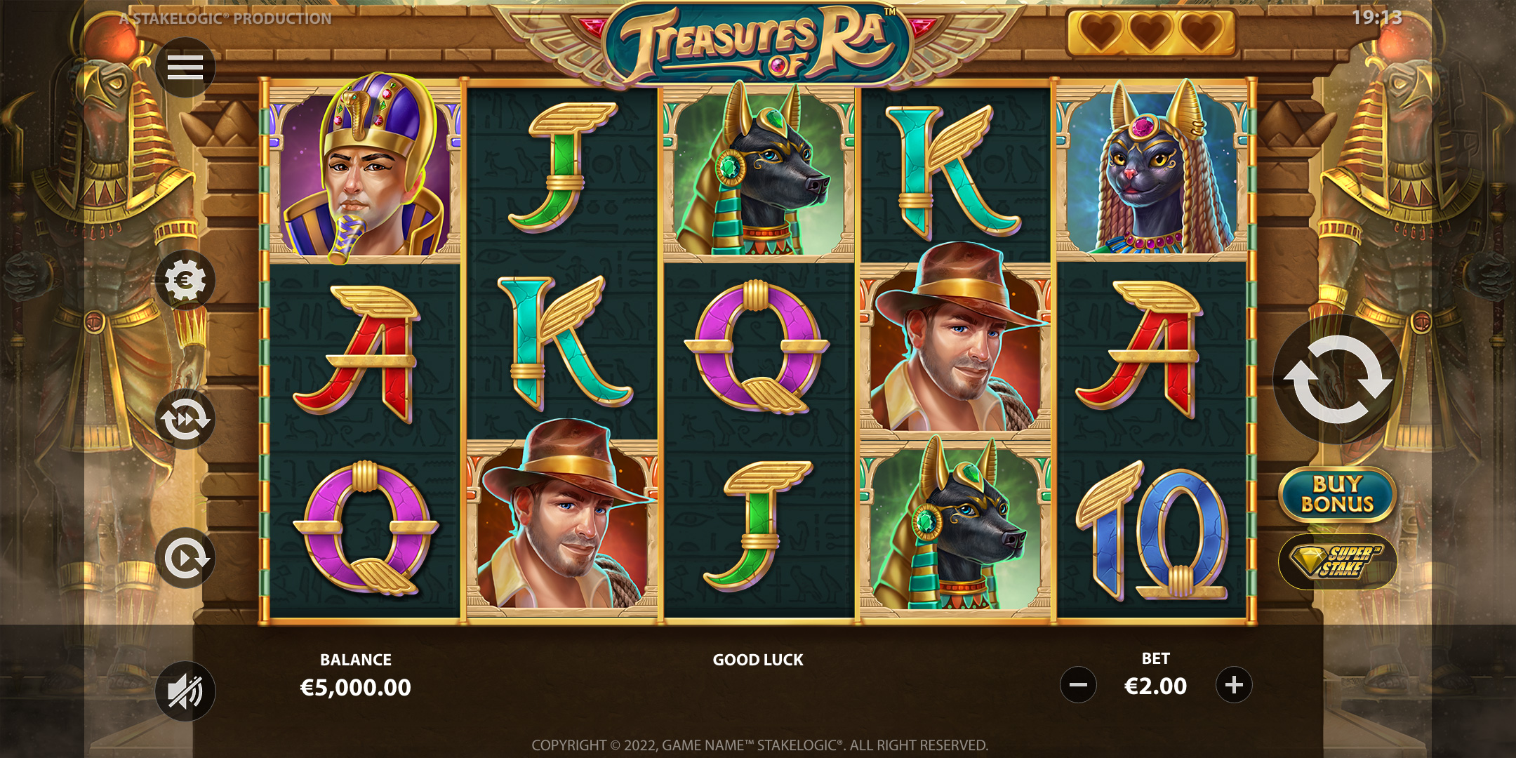 Treasures of Ra Theme