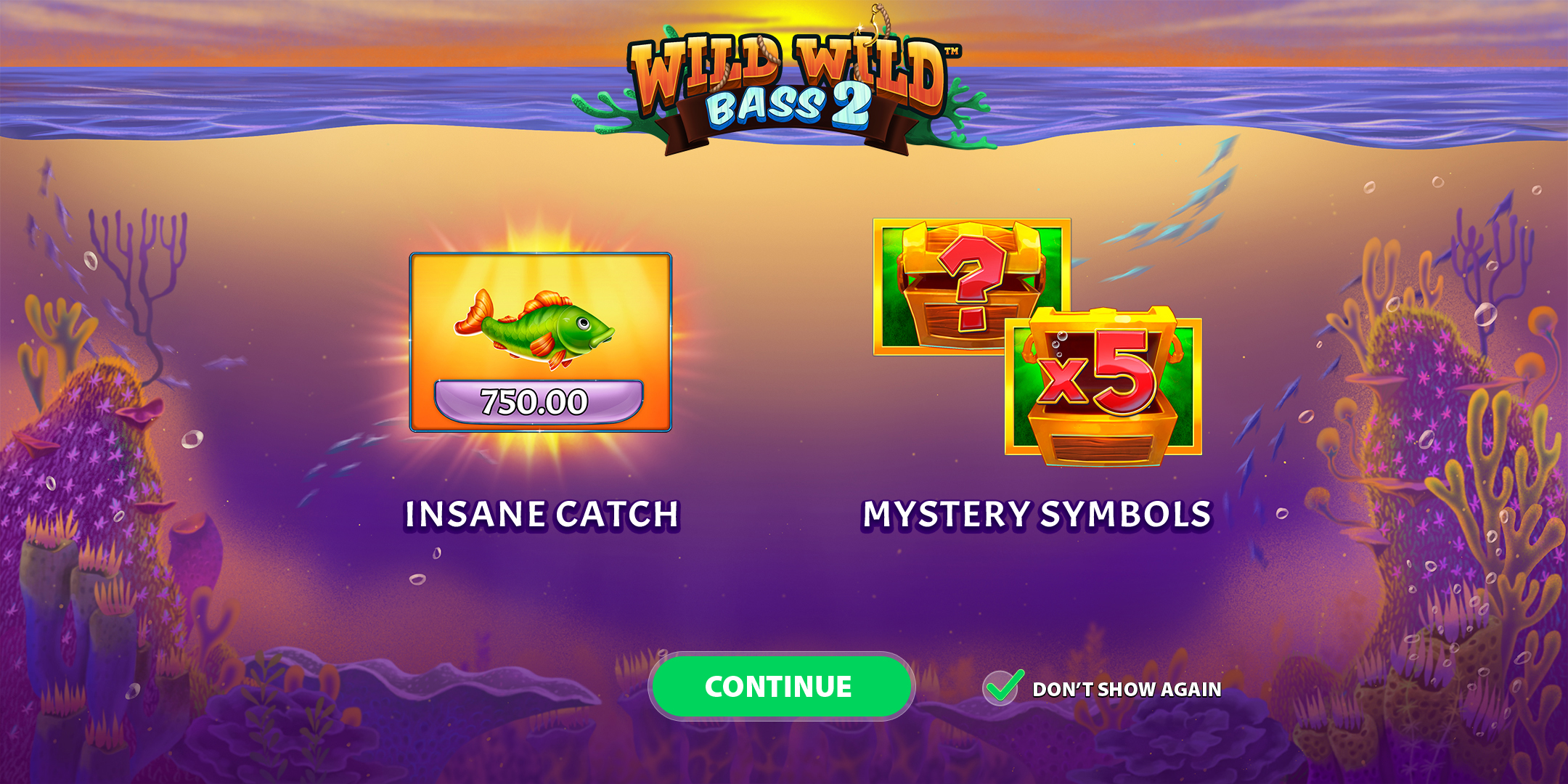 Wild Wild Bass 2™ Bonus Features