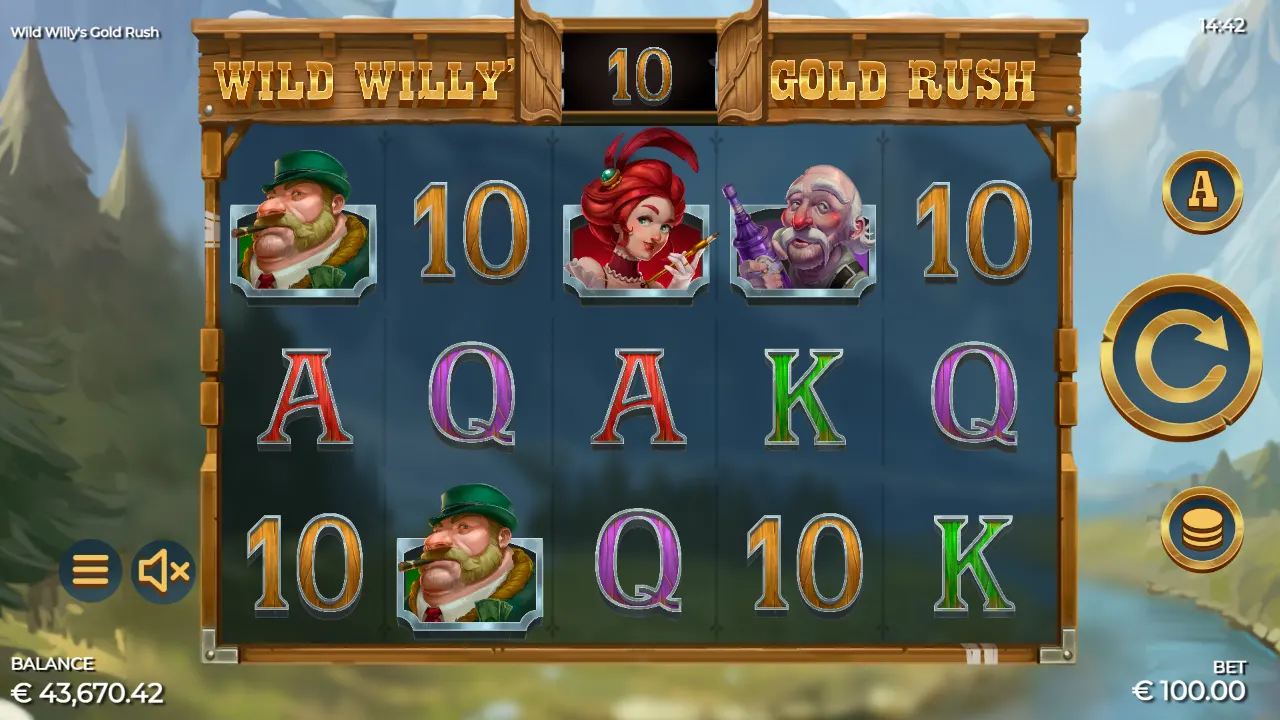 Wild Willy’s Gold Rush Theme