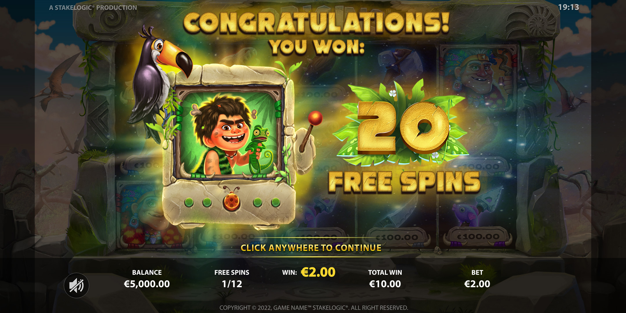 Origins Free Spins