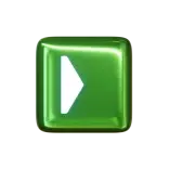 Hit Saber symbol Green Cubes (Diagonally)