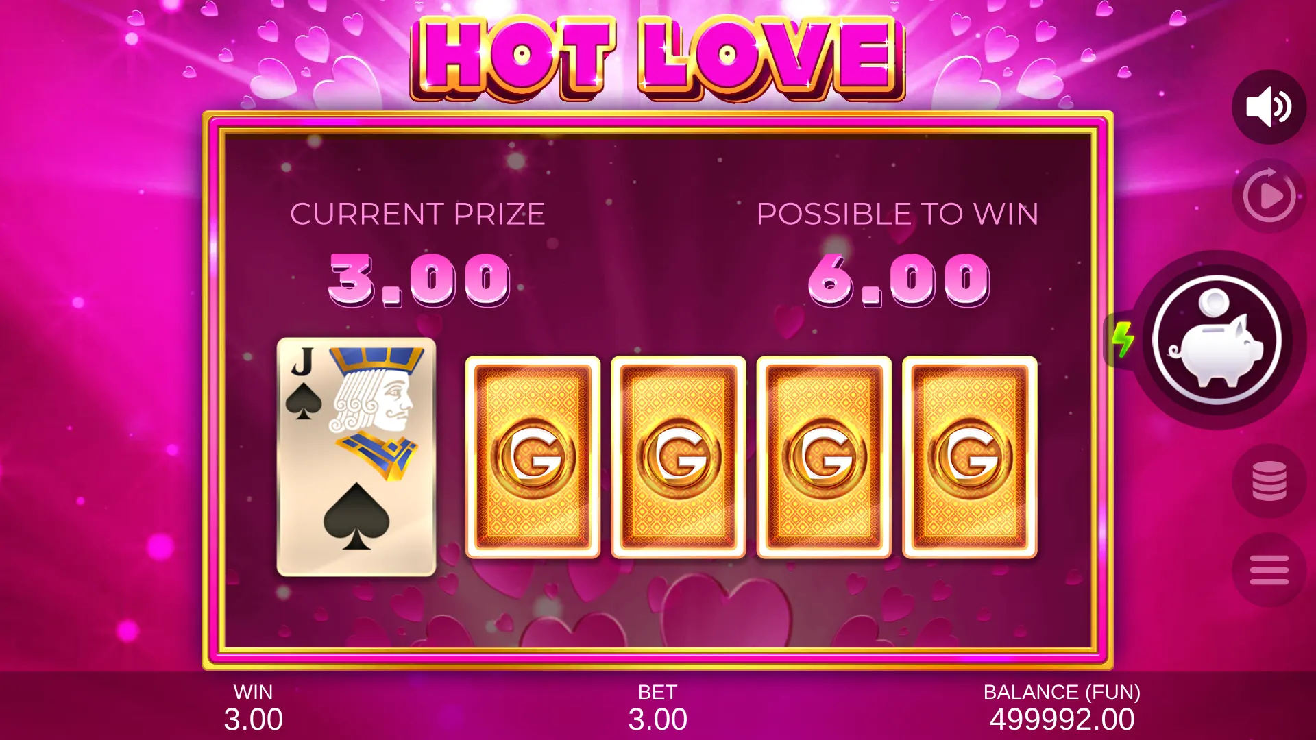 Hot Love Gamble Feature