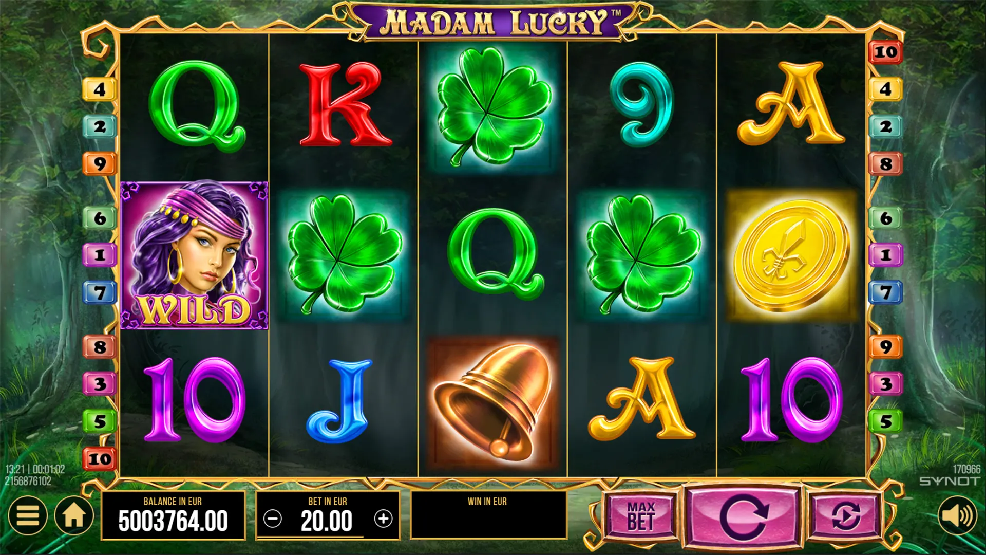 madam lucky theme