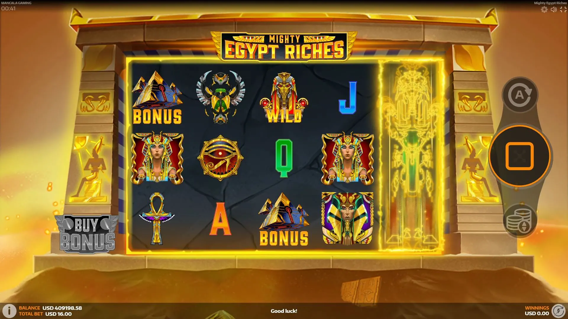 Mighty Egypt Riches Free Spins