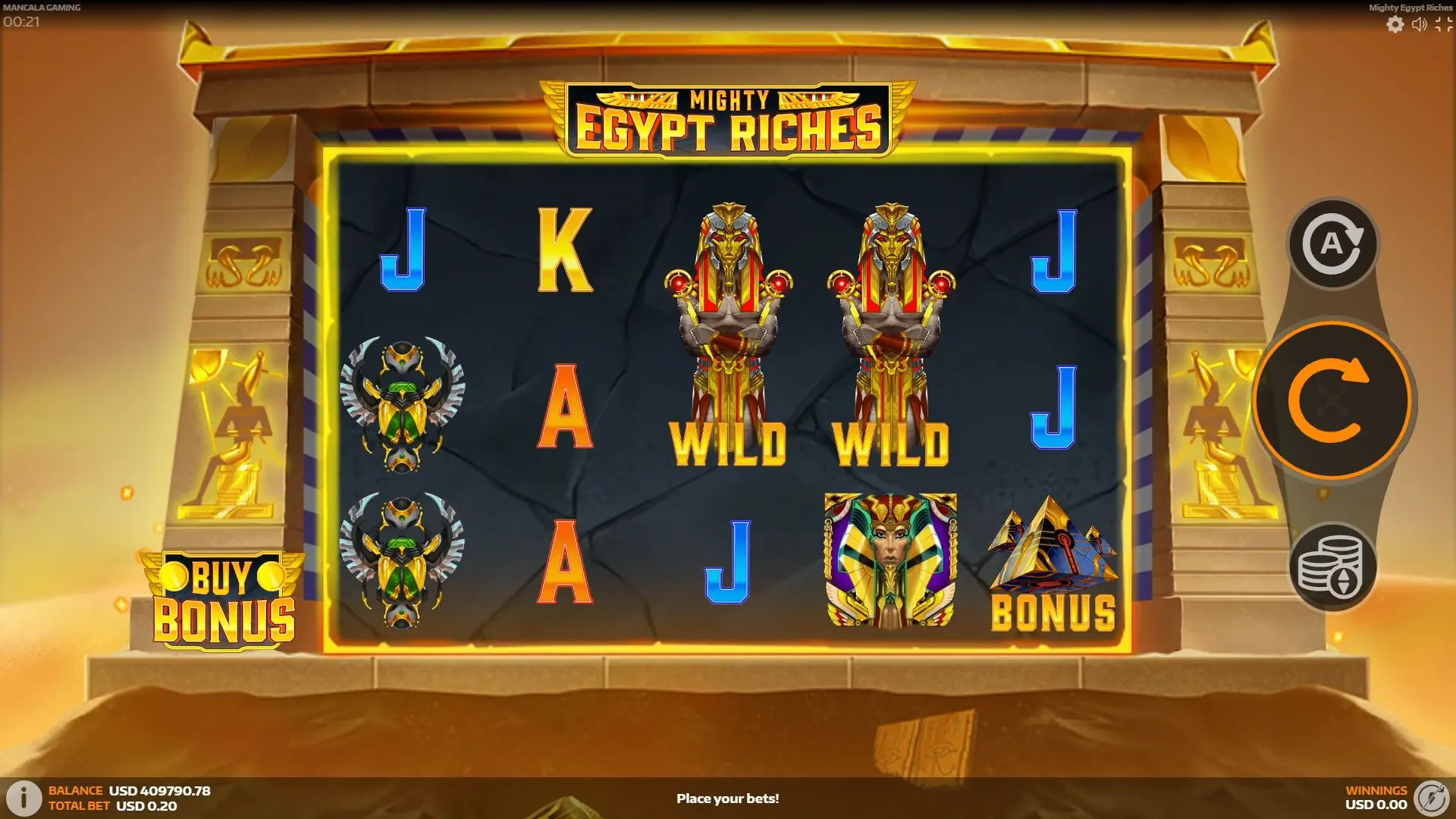 Mighty Egypt Riches theme