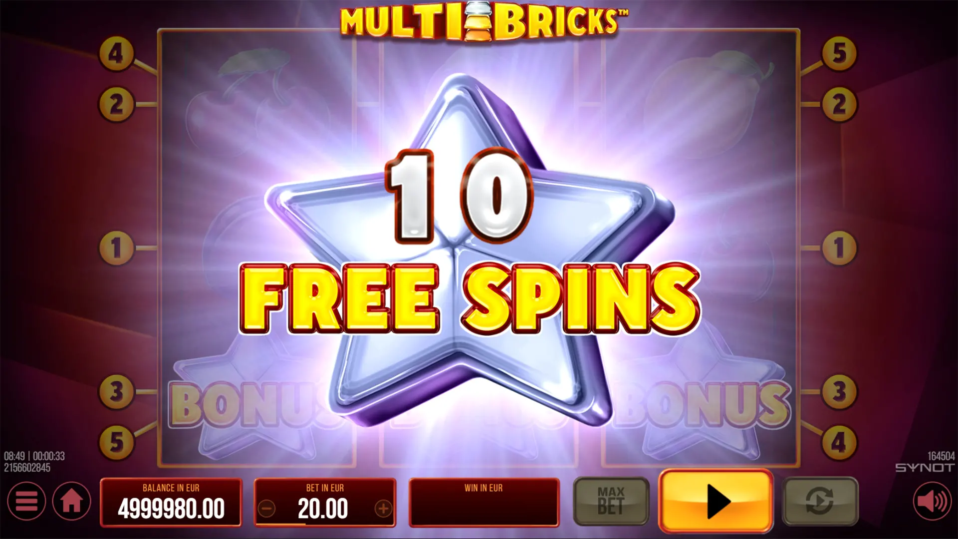Multi Bricks Free Spins