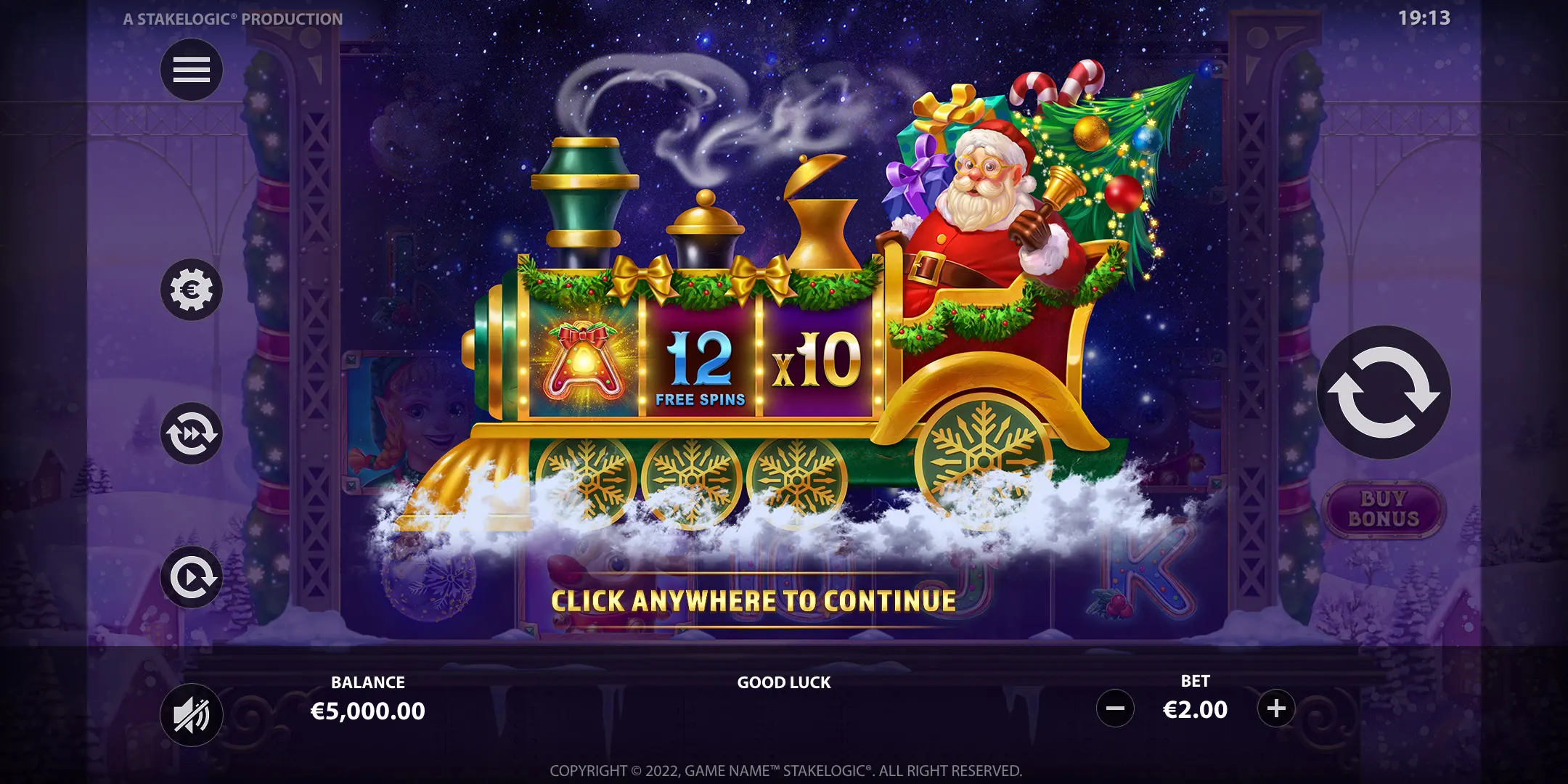 Santa Express™ Free Spins